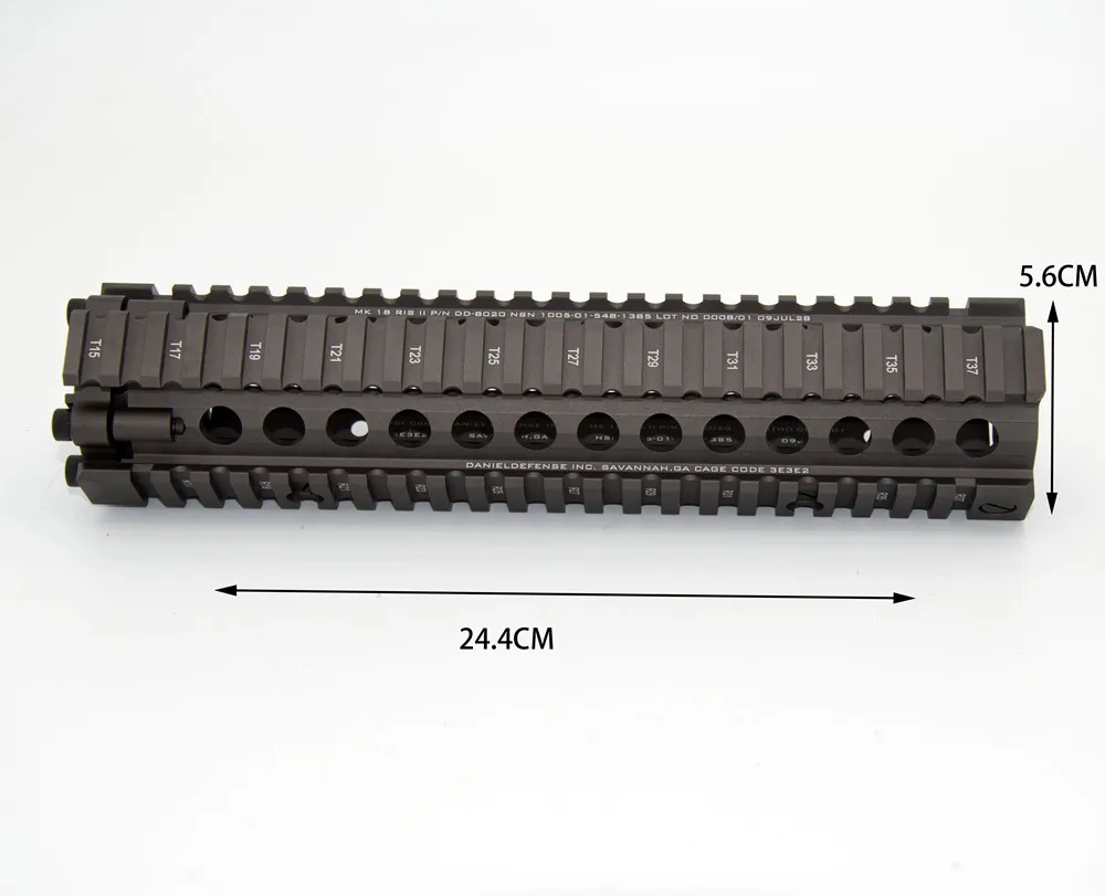 Большой грагон MK18 RIS 9 &quotстрайкбол Handguard тактический рельс UT R03|Уличные