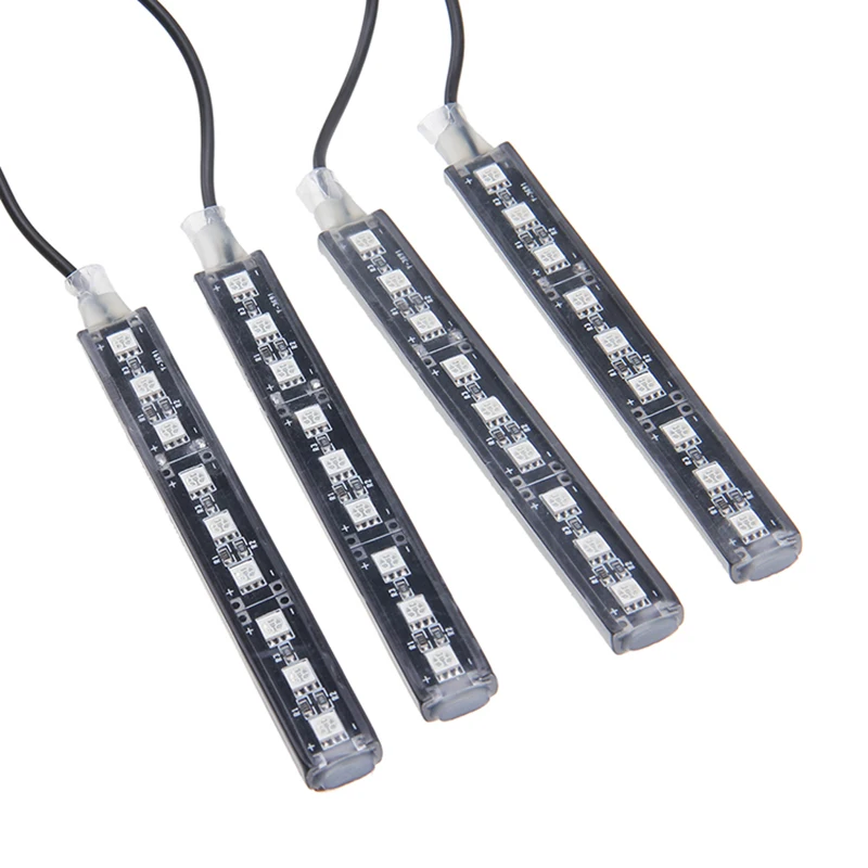 Posbay 4 в 1 Автомобильный светодиодный светильник для салона автомобиля 9