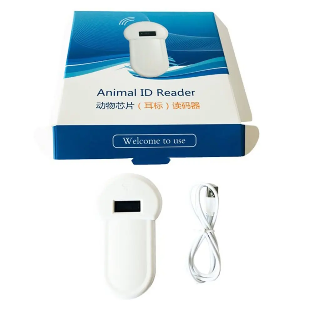 

Pet ID Reader Animal Chip Digital Scanner USB Rechargeable Microchip Handheld Identification General Application for Cat Dog