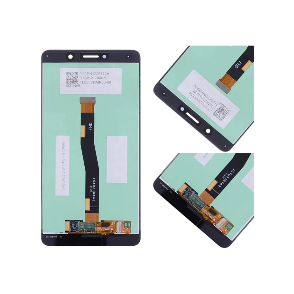 Для huawei Honor 6X ЖК-дисплей сенсорный экран дигитайзер для huawei Honor6X дисплей с рамкой GR5 BLN-AL10 BLN-L24