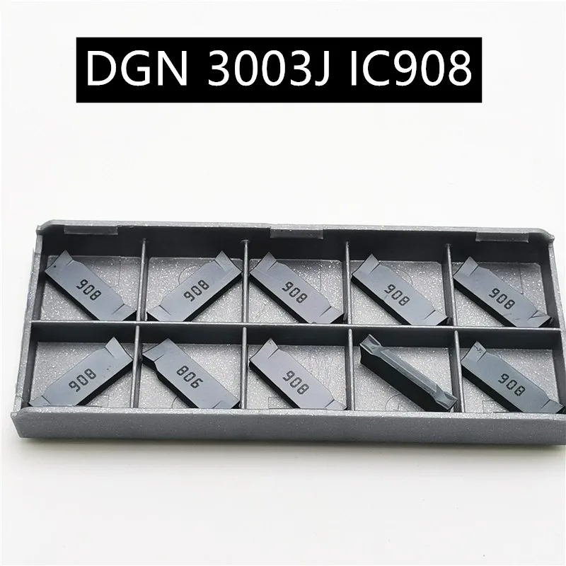 

10PCS DGN 3003J IC908 Carbide Insert Turning Tool Turning Milling Cutter CNC Cutting Tool Slot Cutting