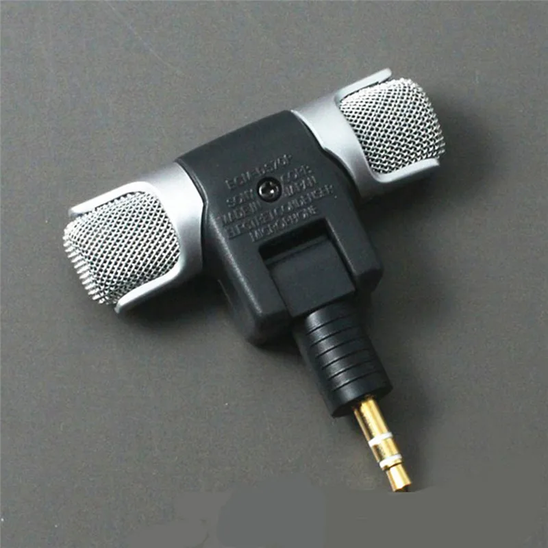 

New Universal Mini Stereo Microphone Mic Audio For PC Laptop Notebook Talk 3.5mm