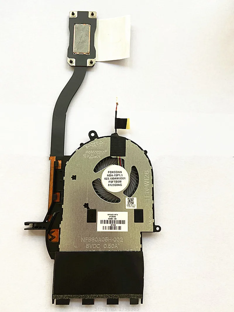 

SSEA New Laptop CPU Cooling Fan with Heatsink for HP 15-BR TPN-W126 CPU Cooler Fan Heat Sink 934962-001