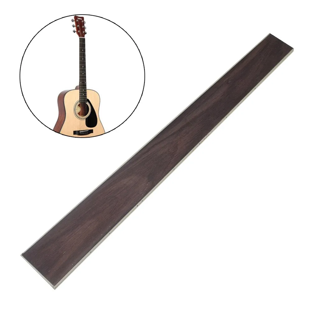 46cm Rosewood Fretboard Guitar Fingerboard For 41in 20 Frets Acoustic Guitar Inlay Shell Sound Piont With ABS Edge Guitar Part 22 frets maple guitar neck rosewood fingerboard neck for fender tele replacement guitar accessories parts right handed players