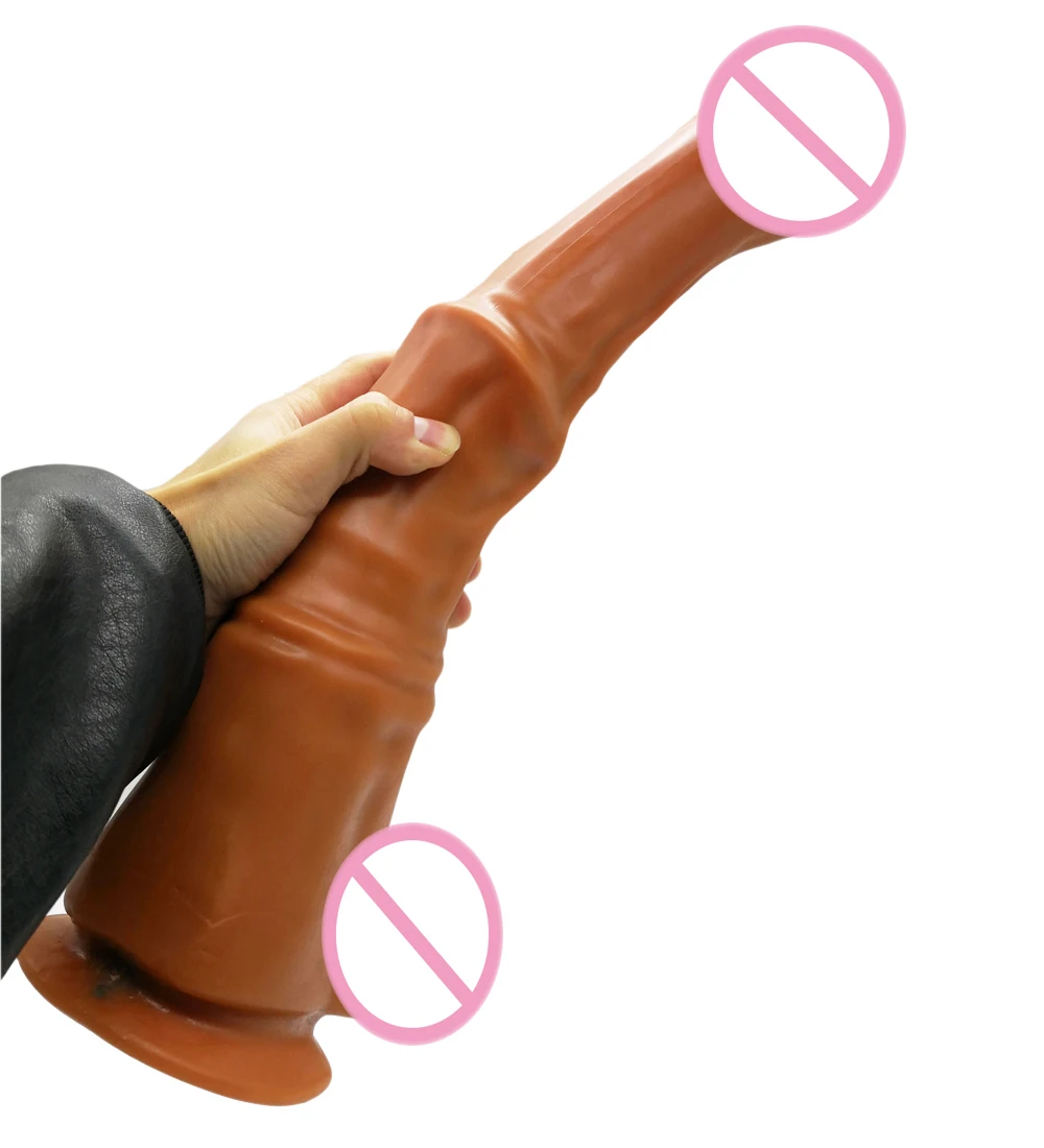 41*6 7 см супер длинные огромный дилдо мягкий лошадиный Секс игрушки для форме