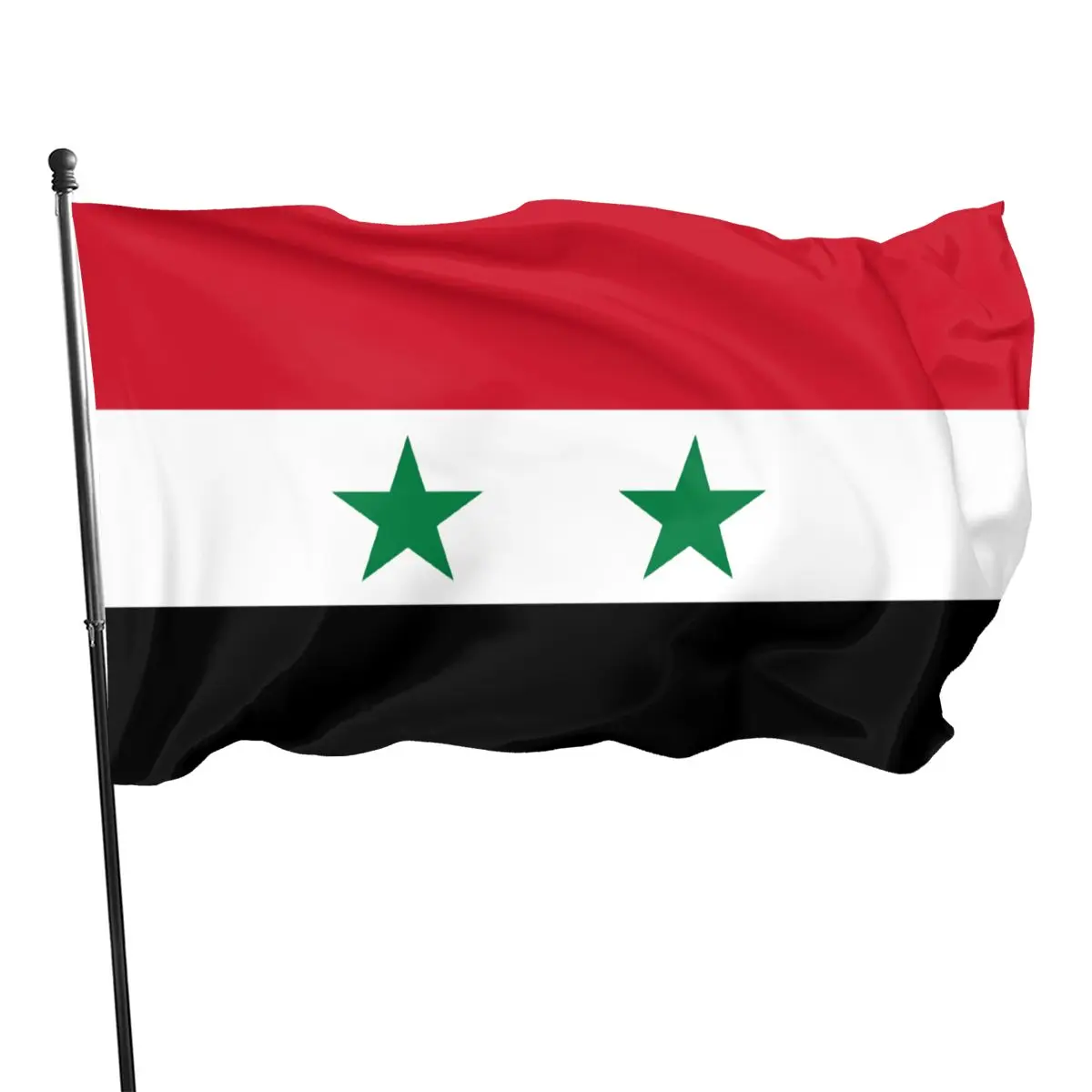 

Syrian Flag90x150cmSyrian flag indoor and outdoor decoration banner
