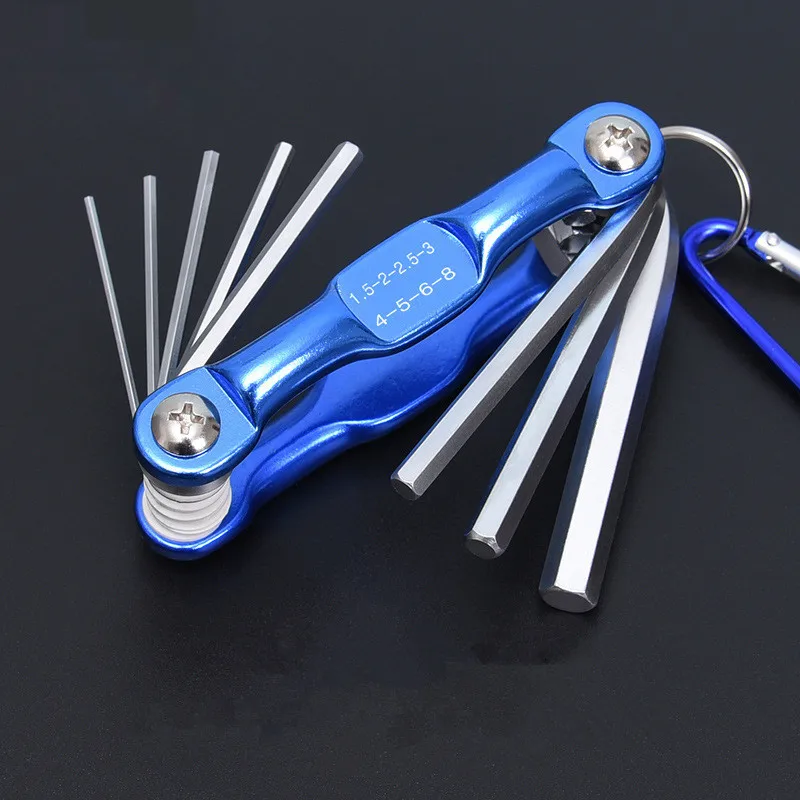 Набор шестигранных ключей Torx комплект плоских звездообразных с крючком для