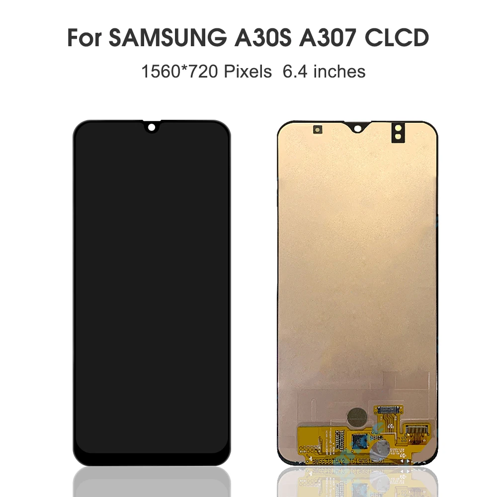 100% Оригинальный ЖК-дисплей для Samsung Galaxy A30S A307 A307F A307G A307YN сенсорный экран