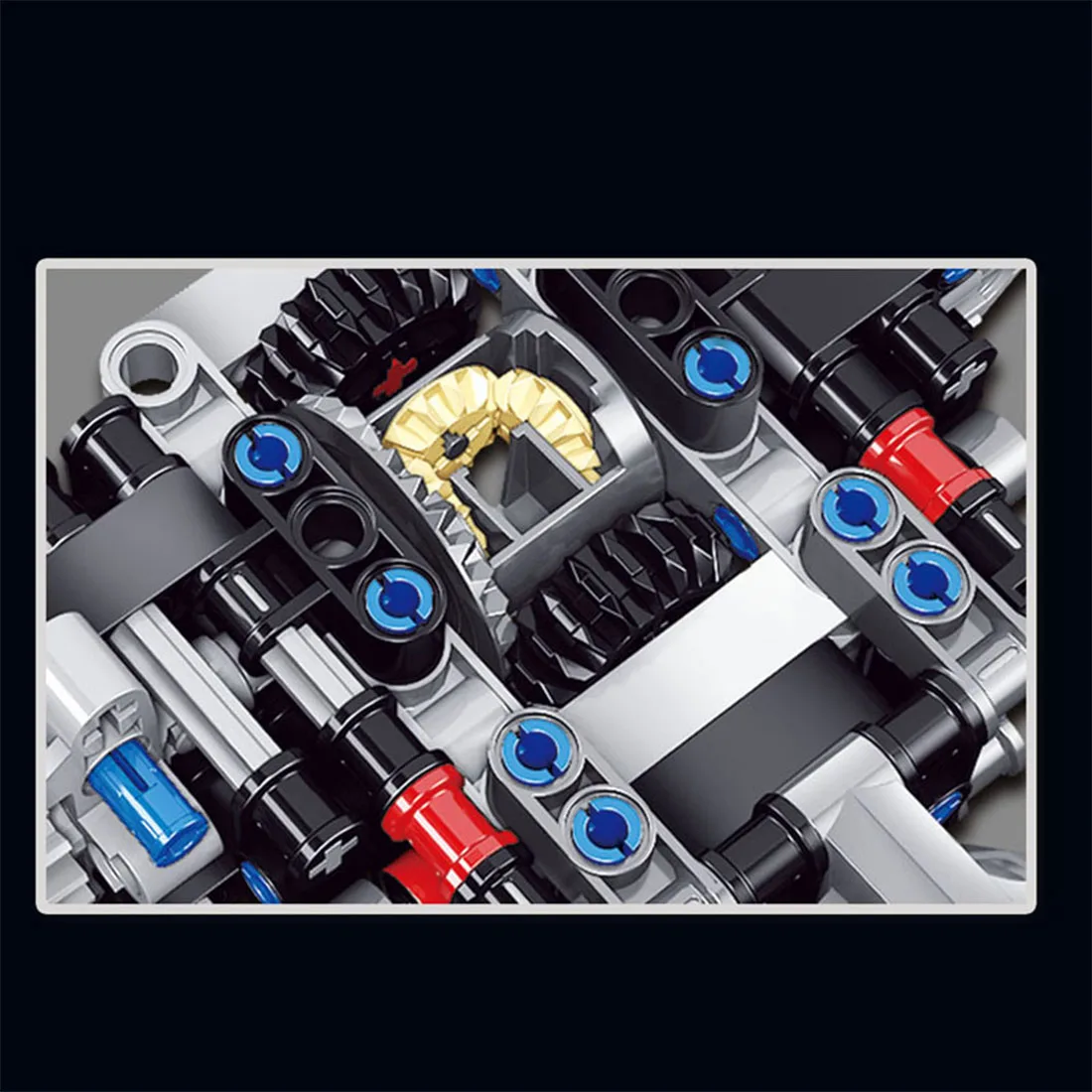 

2687+Pcs 1:8 Technical Off-Road Vehicle Static Version Building Blocks Car Model MOC Small Particles Block Assembly Toy - Pink