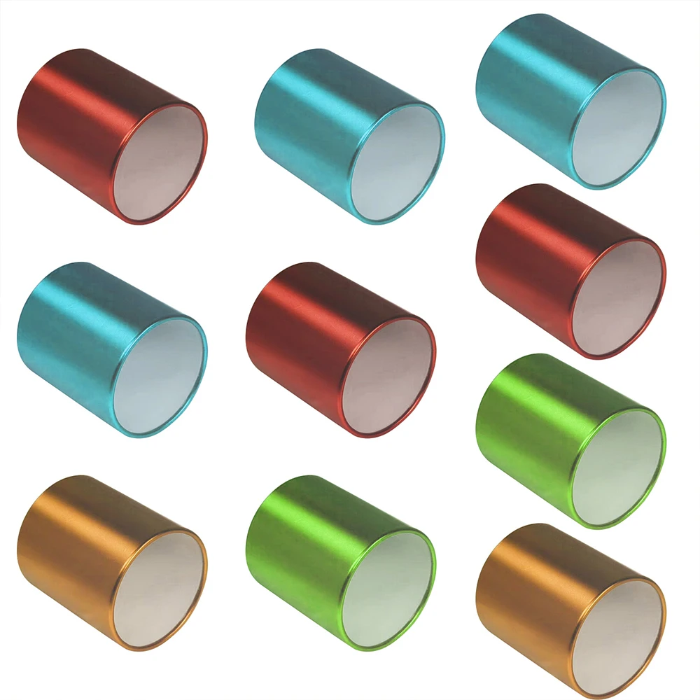 10PCS Aluminum Candle Holder Votive Tealight Holders for Wedding Parties Home Decor 4.8x5.6cm Random Colors | Дом и сад