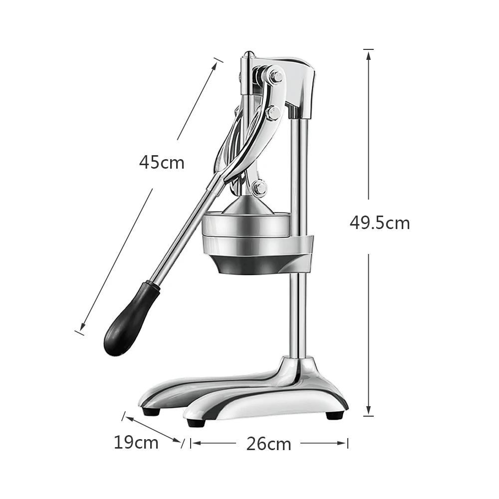 Ручной пресс из нержавеющей стали соковыжималка для цитрусовых лимона апельсина