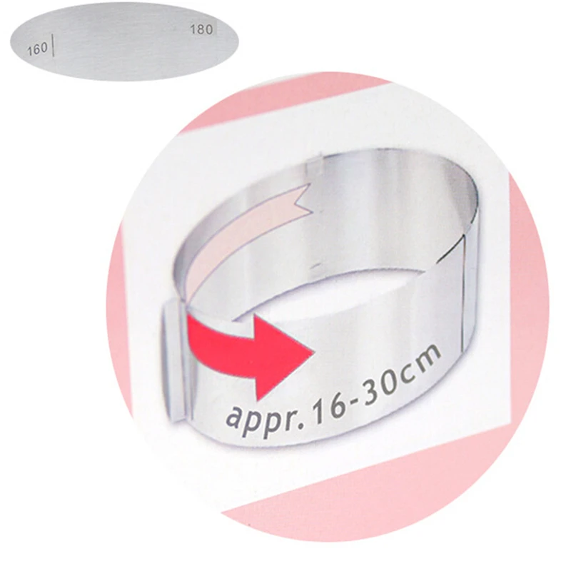 Регулируемый формочки для печенья 1 шт. 3D Круглый формы пирожных