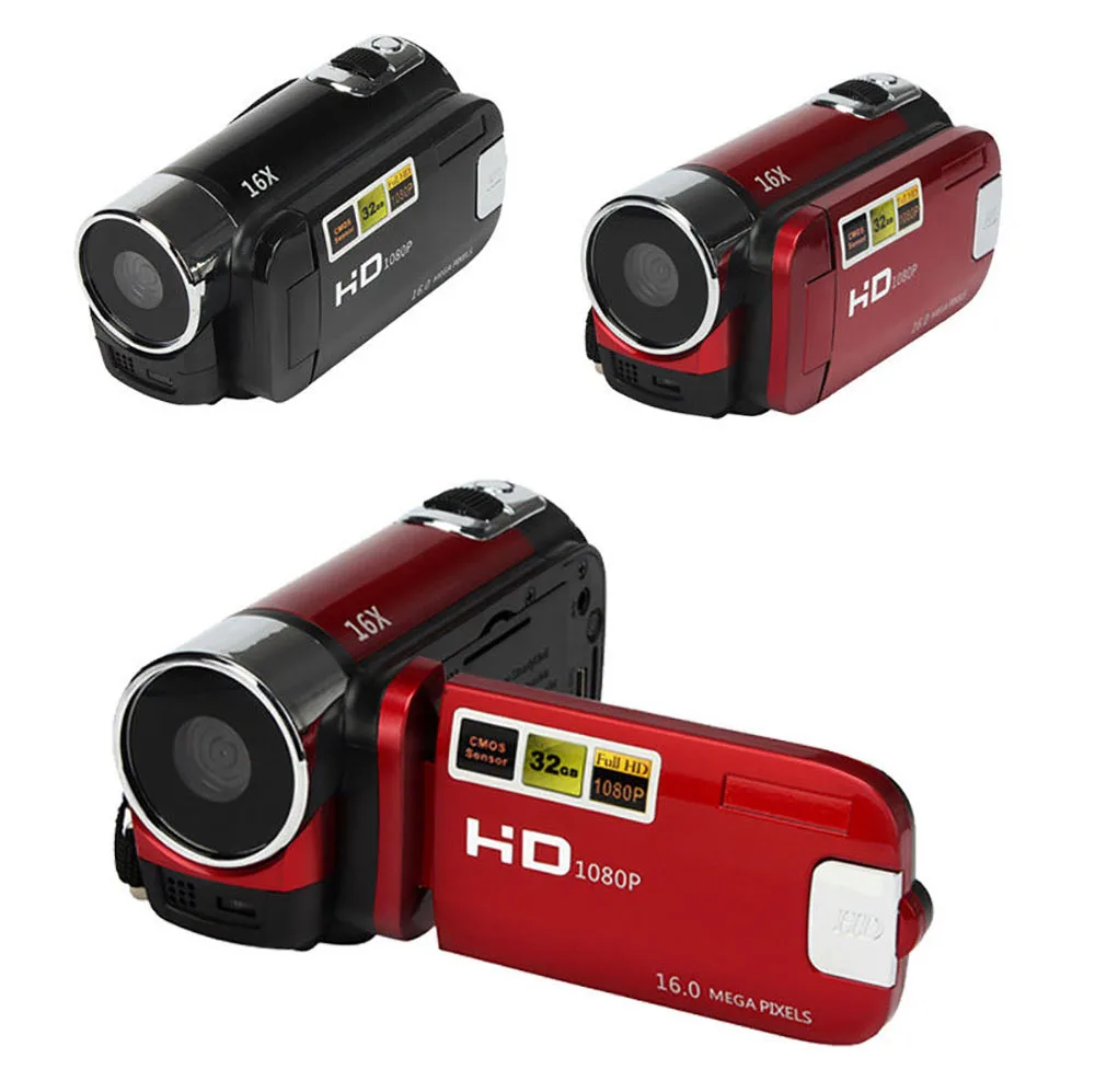 

Видеокамера 16X, видеокамера, видеорегистратор, камера Full HD 1080P, цифровая камера, 2 цвета, поддержка прямой поставки, цифровая камера