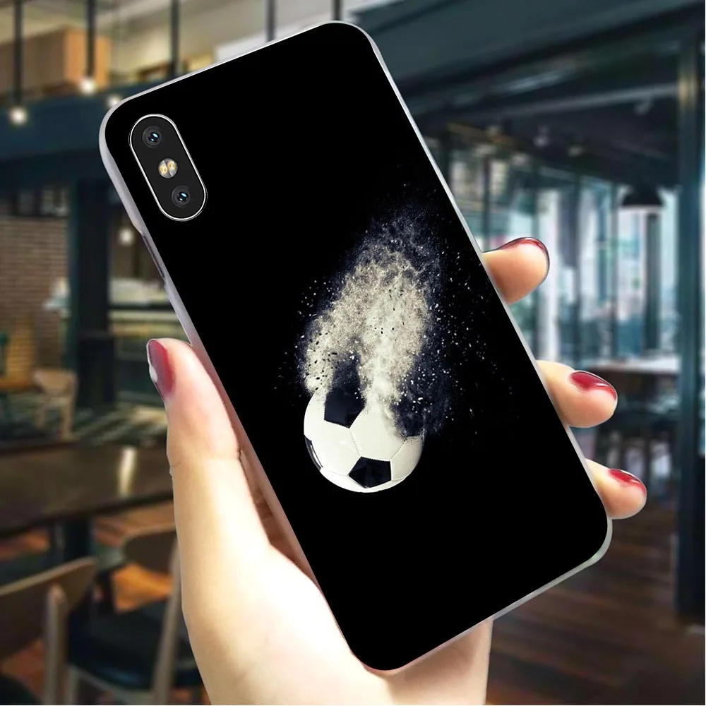 K2504202 Модный футбольный футбол жизни Телефон чехол для iphone 8 5 5S SE 6 6 S/6 6S Plus 7/7 8 Plus X XS XR Xs Max жесткий чехол - Цвет: K2504202