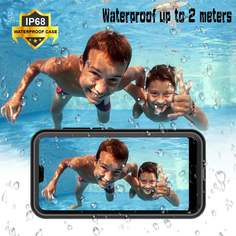 Huawei P30 Pro Водонепроницаемый чехол IP68 принципиально huawei P20 Lite чехол 360 защиты huawei P20 PRO доказательство воды крышка P20Lite PC 3M чехол