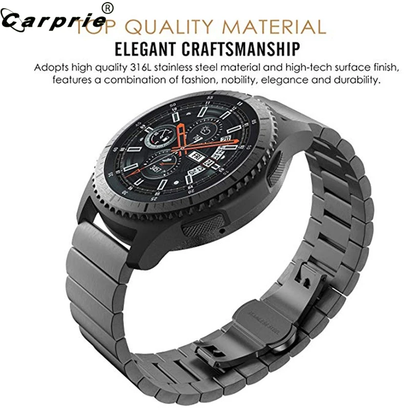 Ремешок CARPRIE из нержавеющей стали для смарт часов AMAZFIT GTR 42 мм роскошный модный