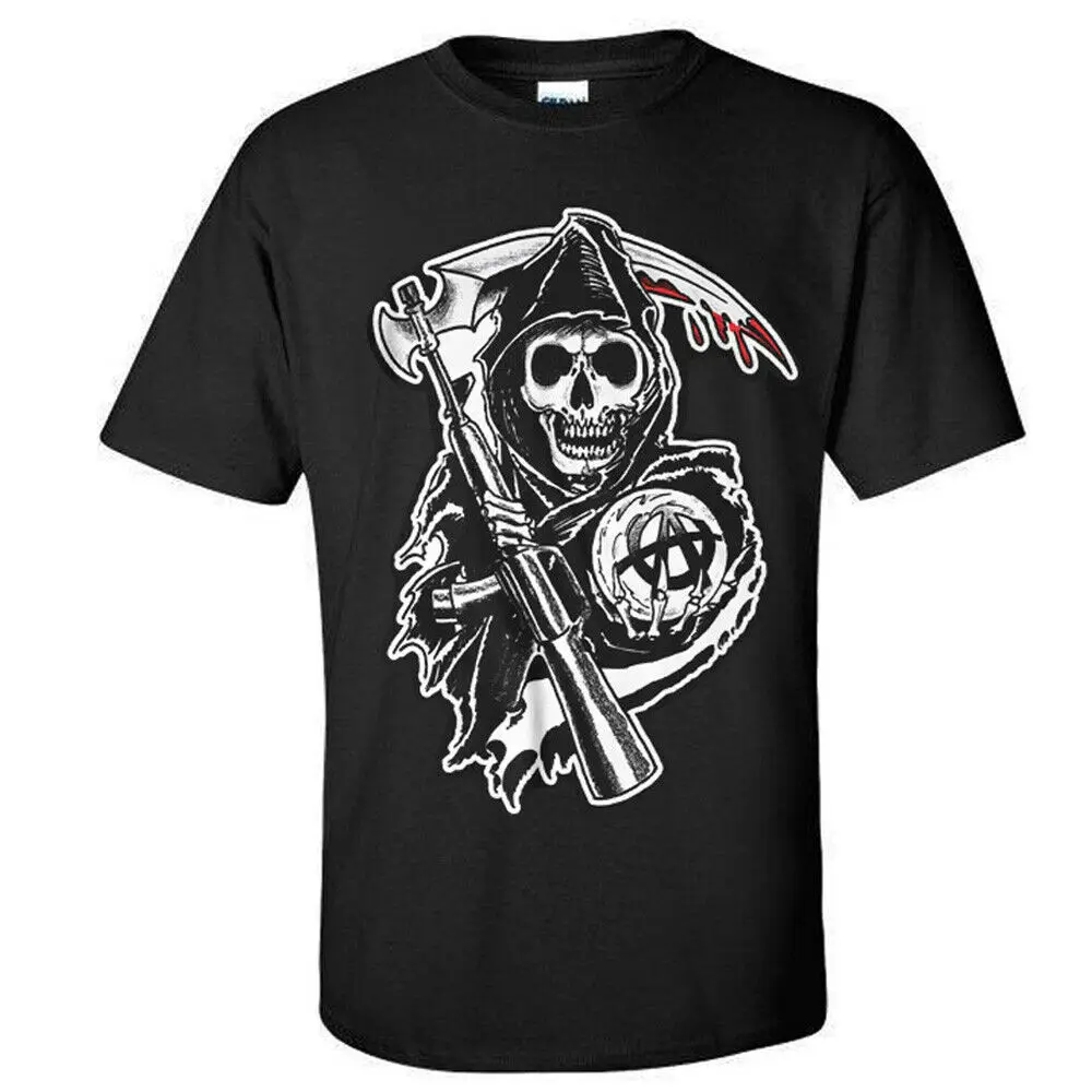 

Officially Licensed Sons of Anarchy - SOA Reaper Crew Men's T-Shirt S-XXL Sizes