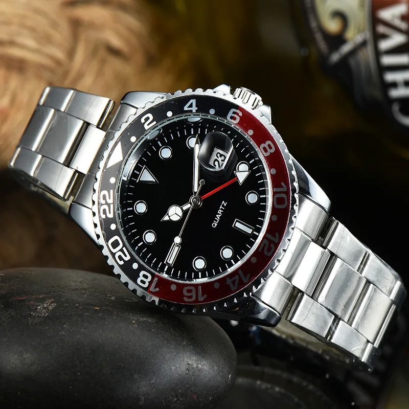 

Top Brand Luxury Men's Watch Quartz Watch Steel Band 30M Waterproof Clock A + Reloj de los hombres 2021 New