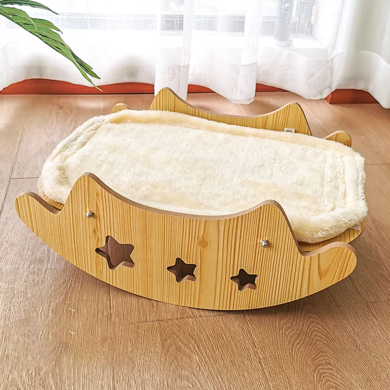 

Pet Cradle Cat Nest Internet Celebrity Four Seasons Universal Cat Bed Kitten House House Villa Princess Winter Thermal Supplies
