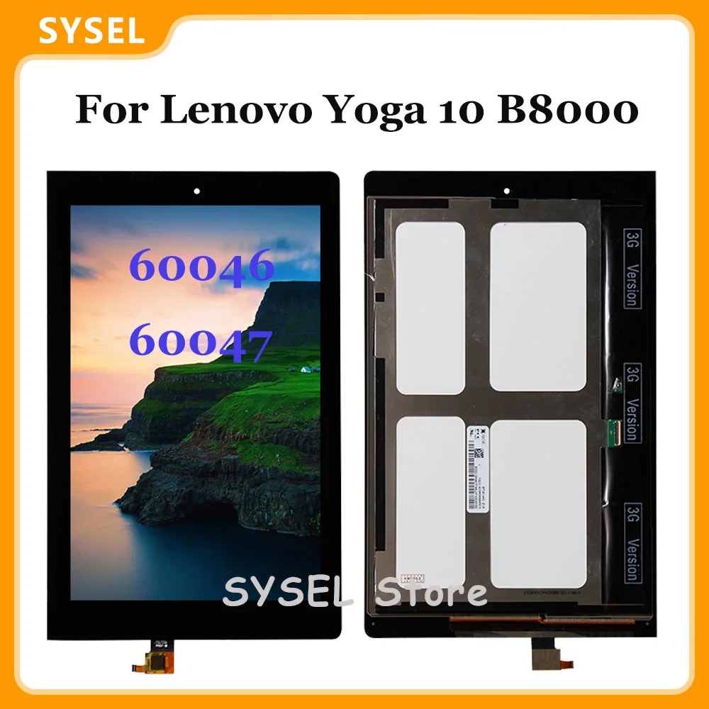 KUERT для Lenovo Yoga 10 B8000 60046 60047 ЖК дисплей экран дигитайзер сенсорная панель стекло в
