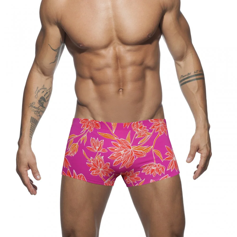 Купальник с заниженной талией мужские купальники принтом плавки пуш ап 2020 летний