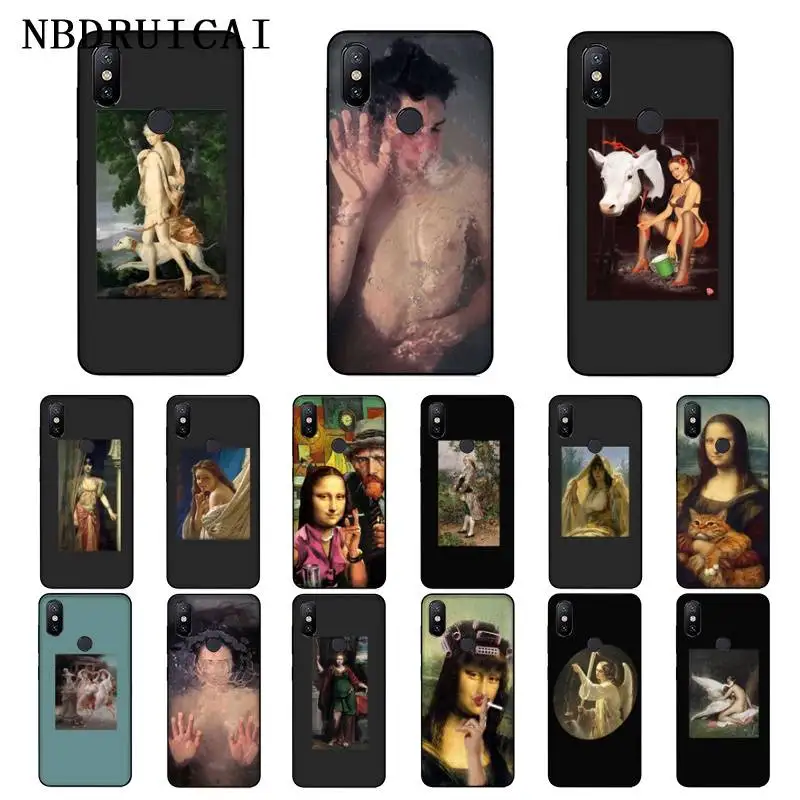 NBDRUICAI художественная мода картина маслом подводный мальчик и девочка чехол для