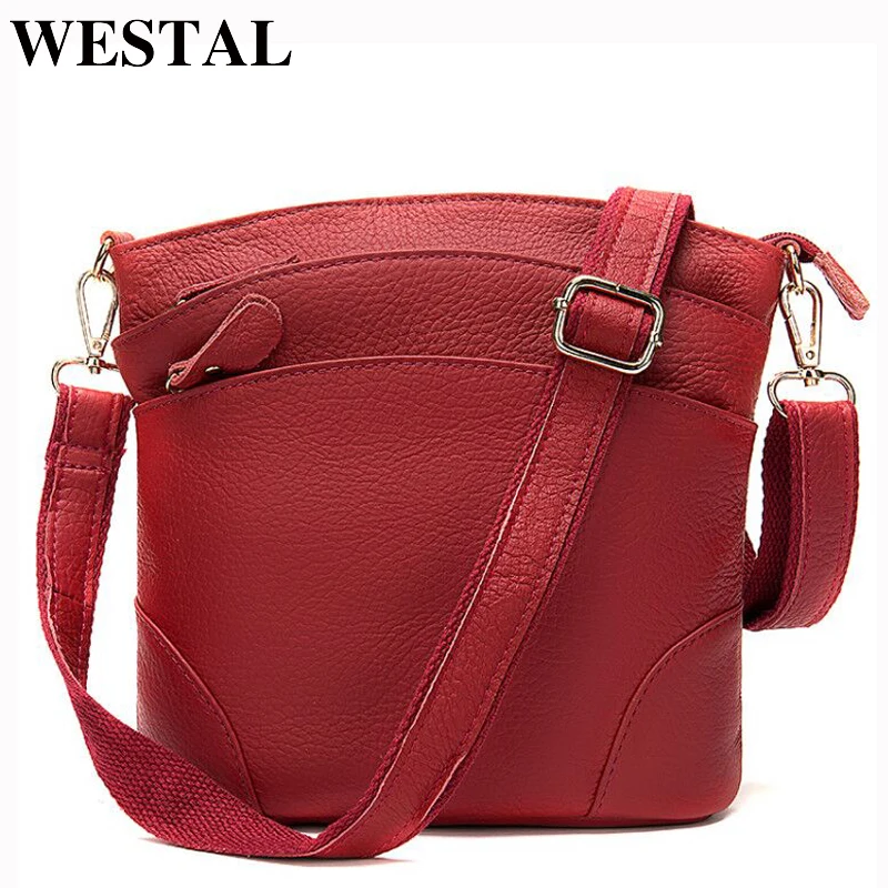 WESTAL женские сумки сумка Кроссбоди из натуральной кожи для женщин кожаная женская