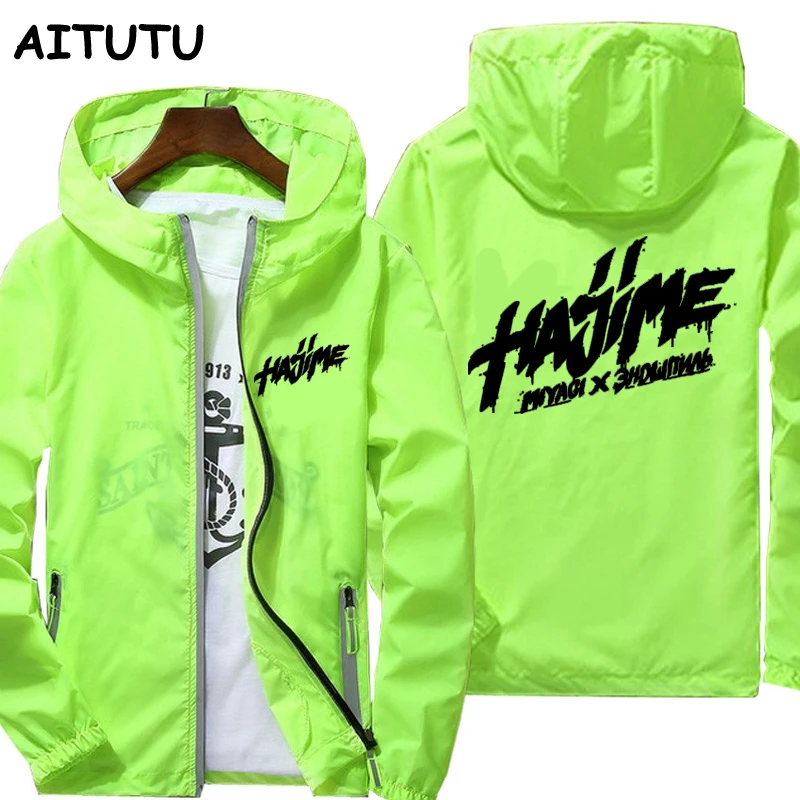 

Men's Jacket Hajime Miyagi Andy Casual Baseball Bomber Reflective Zipper women Jackets 7XL windbreaker Hoody Streetwear coat mus