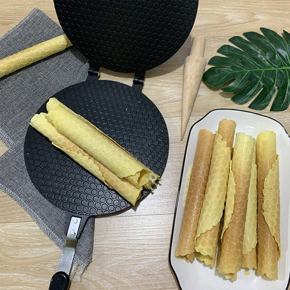 Egg Roll Mode Non-Stick Omelet Waffles For Baking Pan Cake Aluminium Alloy Bakeware Crispy Machine Mold Tool | Дом и сад