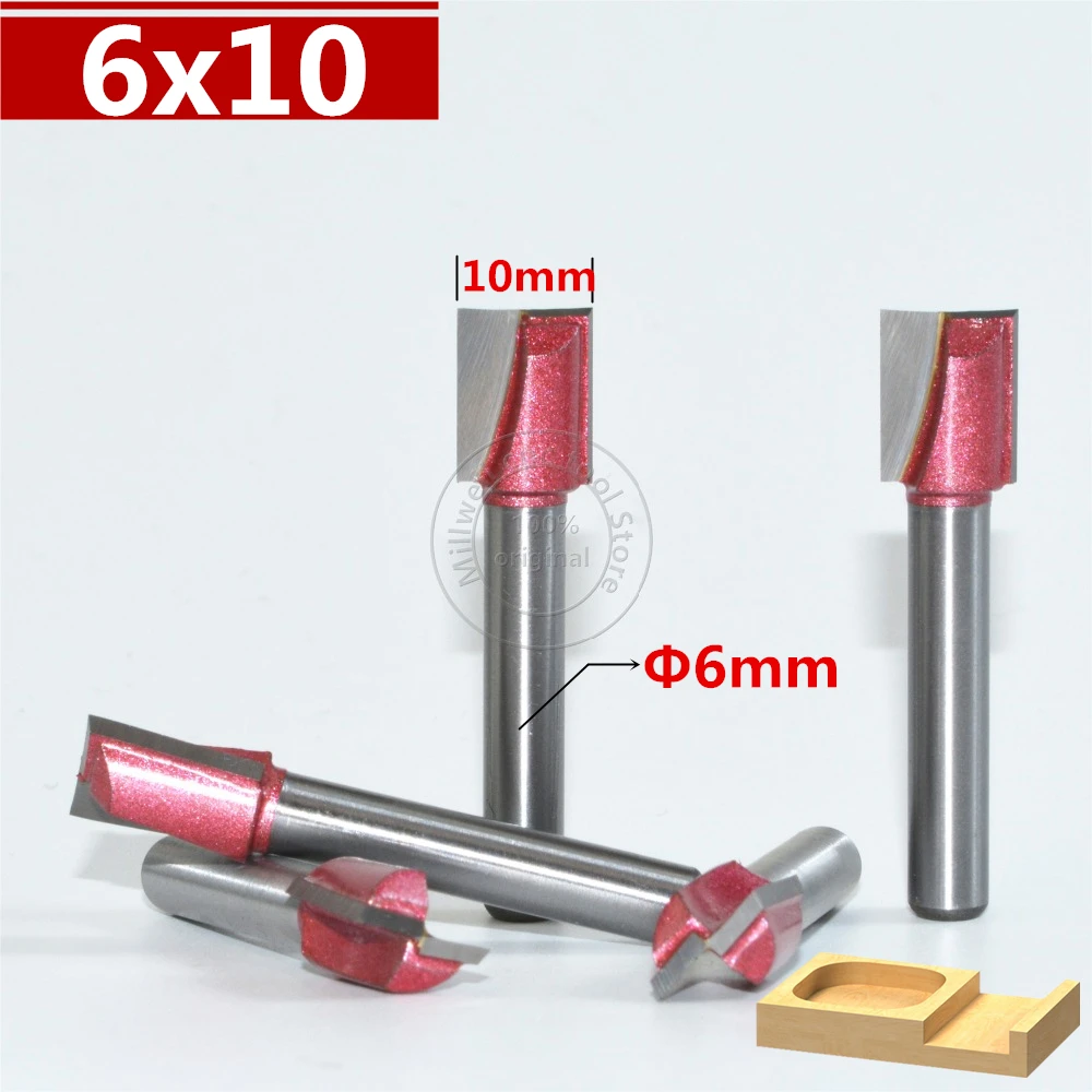 6 мм * 10 с ЧПУ Вольфрамовая сталь очистка снизу бит станок ПВХ МДФ акрил Карбид