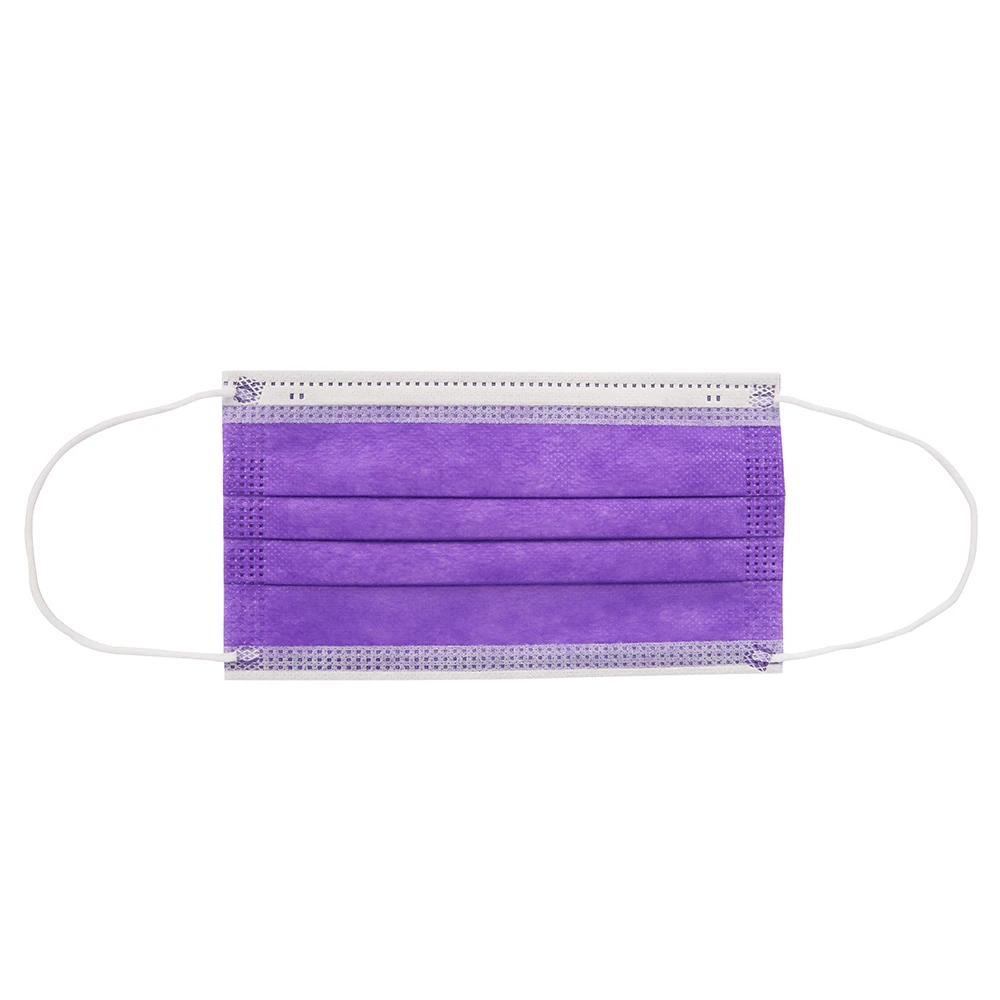 50 шт. одноразовая маска для лица против пыли 3 слоя фильтр маски утолщенной крышки