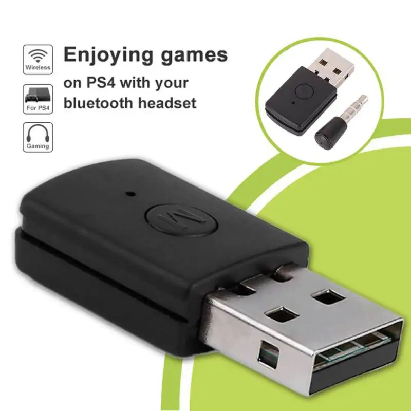 3.5mm Bluetooth 4.0 EDR USB Dongle Wireless Adapter Receiver for PS4 Controller Gamepad Headsets | Электроника