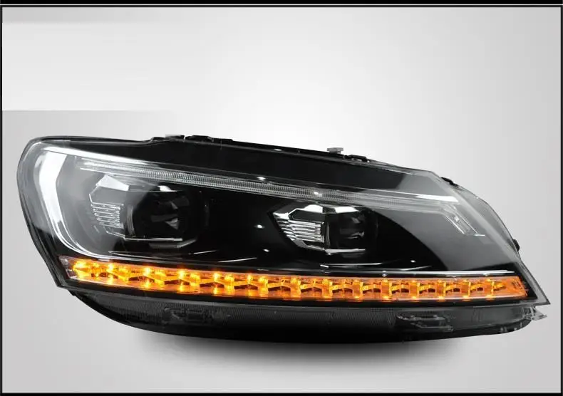 Автомобильные аксессуары для дневных ходовых автомобилей Drl Led Cob фары автомобильные фары в сборе 11 для Volkswagen Passat