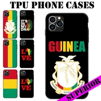 for huawei p8 9 10 20 30 40 mate plus pro lite x guinea flag text coat of arms theme soft tpu phone cases cover logo