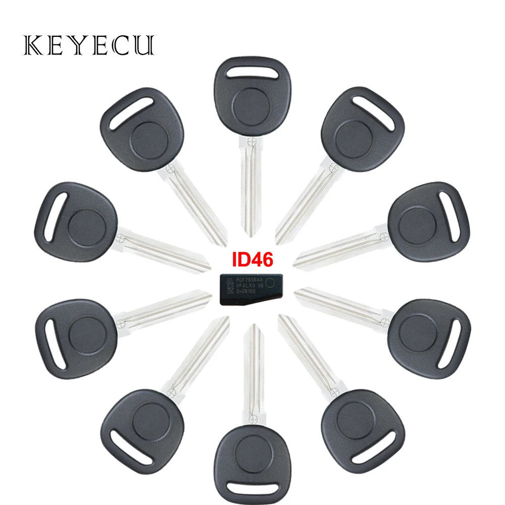 Keyecu 10 шт./лот транспондер зажигания Автомобильный ключ ID46 чип для Chevrolet avalcobalt Equinox
