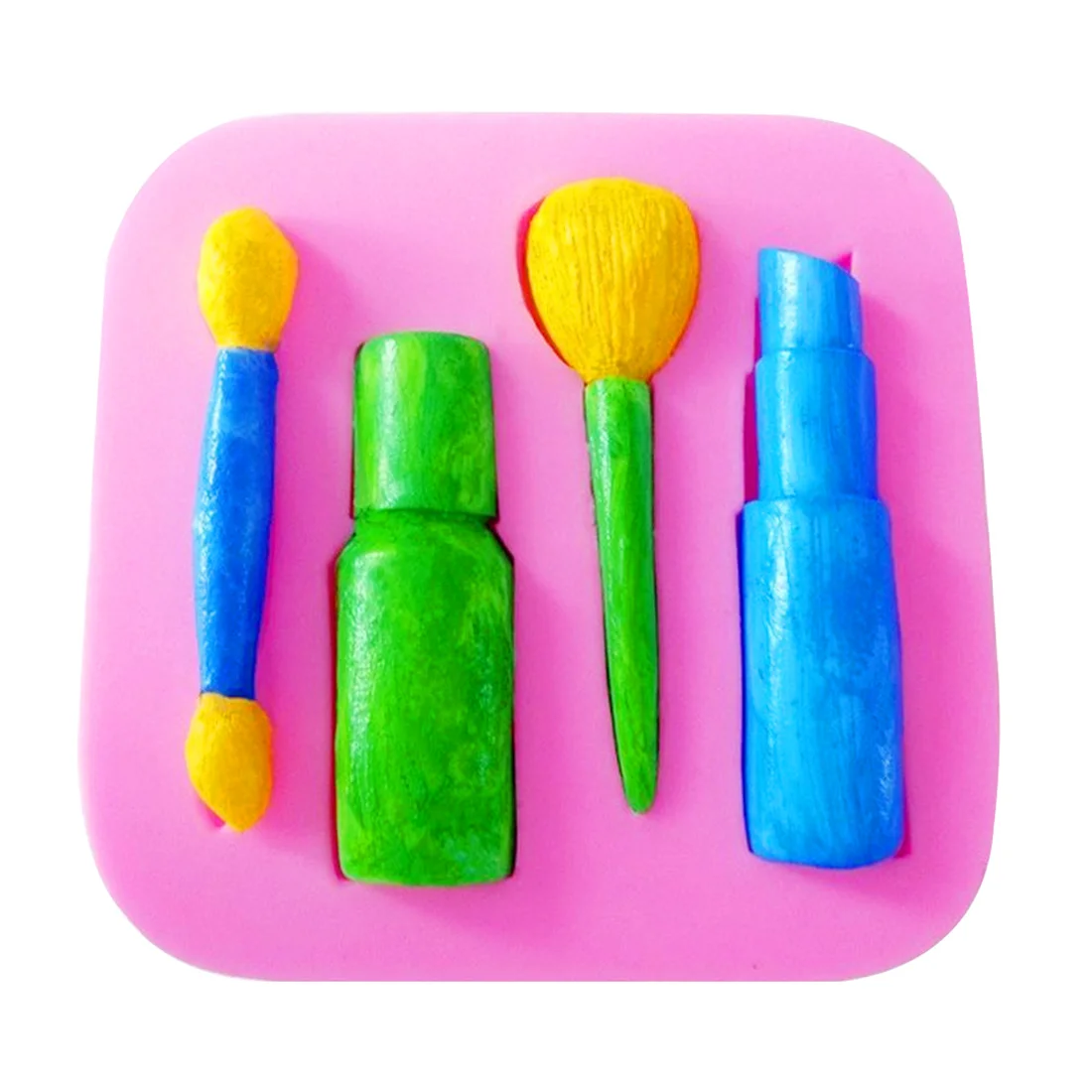 DIY Инструменты для украшения торта инструменты макияжа силиконовая форма губная