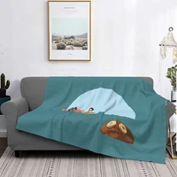 rum ham blanket bedspread bed plaid sofa beach towel kawaii blanket childrens blanket