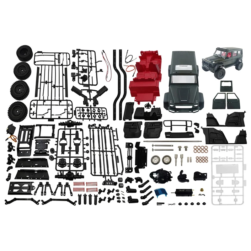 MN86K 1:12 комплект MN Car 2 4G 4WD несобранный G500 230 мм Колесная база гусеничный