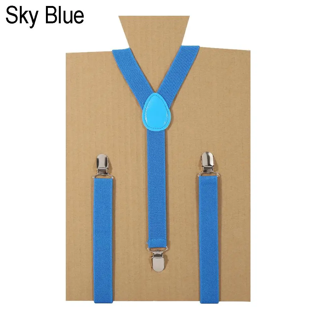 

Suspenders for Men Women Fashion Red Blue Elastic Y-Shape Braces Adjustable Suspenders Strap Bretels Wedding Accessory 15 Color