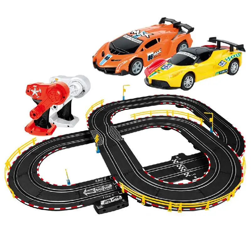 Детский Электрический гоночный трек Autorama железная дорога двойная цепь