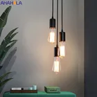 Современная светодиодная Подвесная лампа, комнатное освещение для спальни, гостиной, 110 В, 220 В