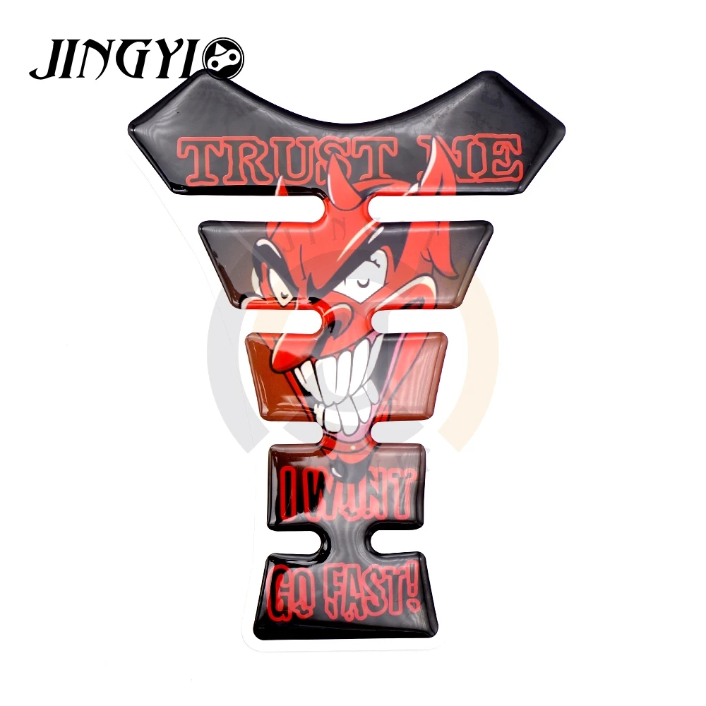 3D наклейка на мотоцикл защитная накладка бак Череп гоночный автомобиль для SUZUKI