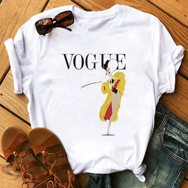

Kawaii Clothing Aesthetic Girls Tops Y2k Women Harajuku Tee Streetwear T-shir Female 2021 Vintage Fashion VOGUE Princess Tshirt