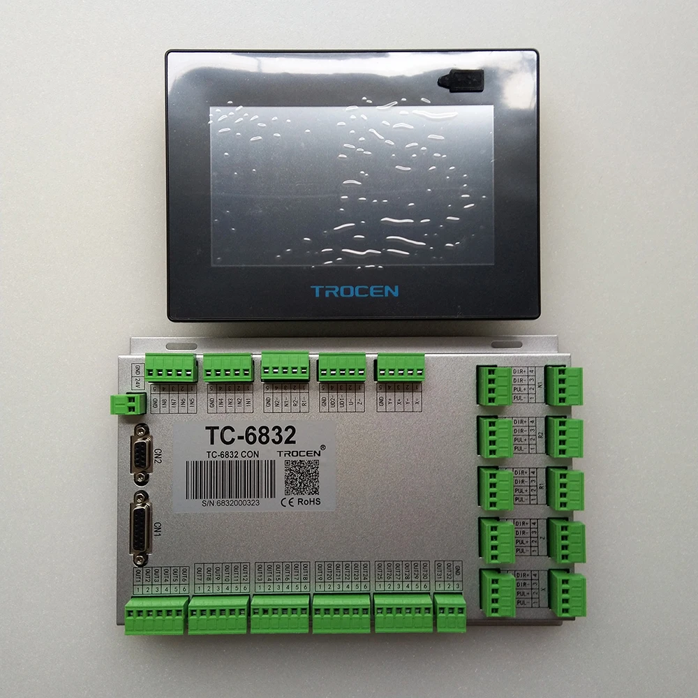 Trocen TC 6832 контроллер с 7 дюймовым TFT ЖК-дисплей сенсорный Экран для цифровой