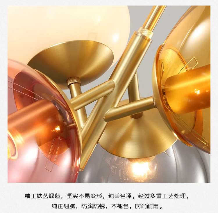 

Nordic creative post-modern hotel dining room living room children's room personalized chandeliers