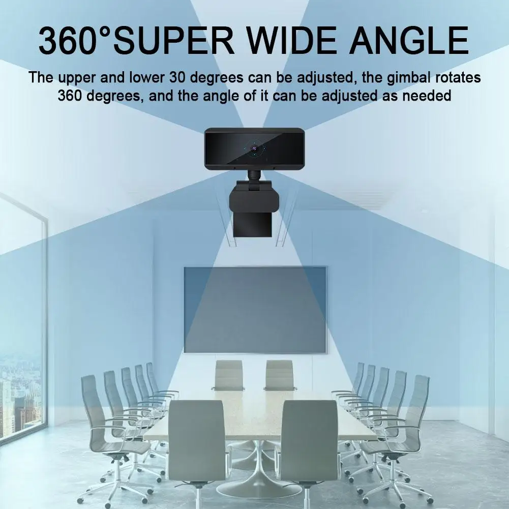 Веб камера 1080P новая веб с микрофоном автофокус Компьютерная ПК для записи видео