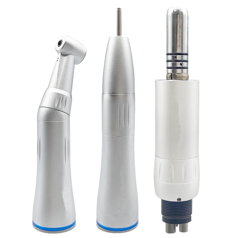 

Dental Low Speed Handpiece Kit Air Turbine Straight Contra Angle Air Motor Inner Water Spray 2/4Holes Available