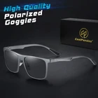 CoolPandas высококачественные мужские винтажные алюминиевые поляризационные солнцезащитные очки Классические квадратные солнцезащитные очки для вождения для мужчинженщин UV400