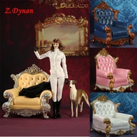 in stock feelwotoys fw002 16 female male action figure scenes accessories european style refinement sofa 4 colors fit 16 doll