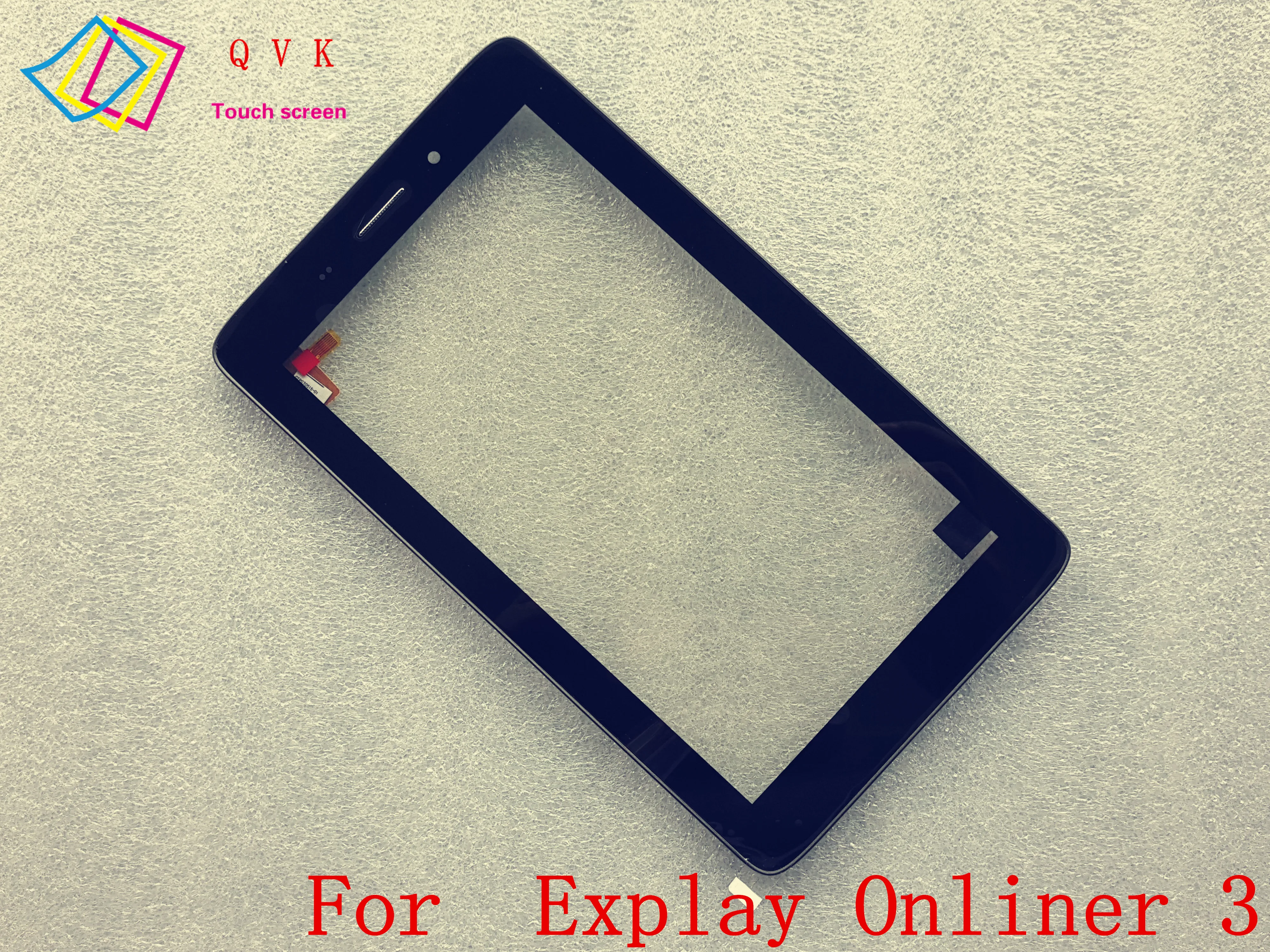 Черный с рамкой 7 дюймов для Explay Onliner 3 tablet pc емкостный сенсорный экран стеклянная